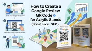How to Create a Google Review QR Code for Acrylic Stands (Boost Local SEO)