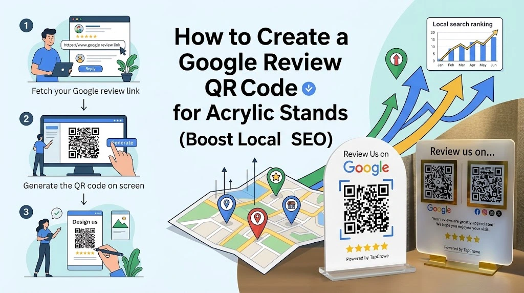 How to Create a Google Review QR Code for Acrylic Stands (Boost Local SEO)